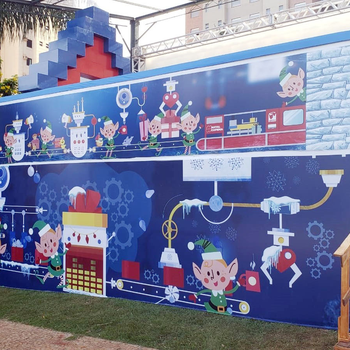Fábrica do Papai Noel encanta gerações na Fiúsa