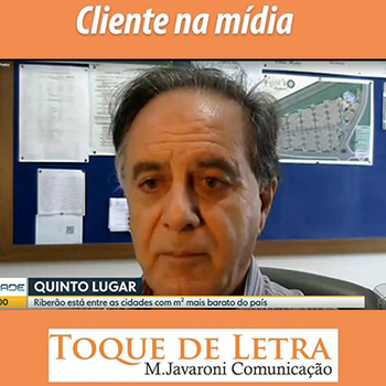 Cliente na mídia: O presidente da Assilcon-RP, Eng. José Batista Ferreira